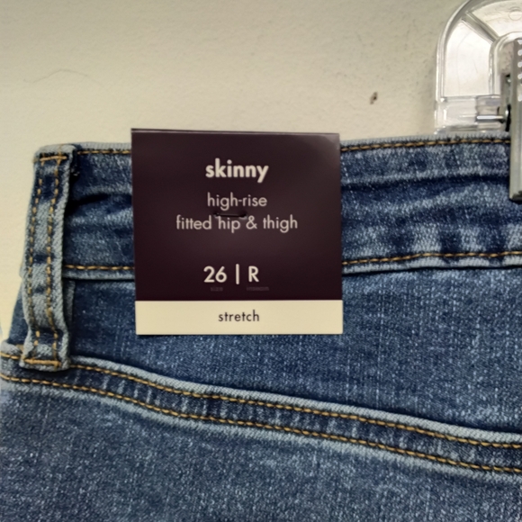 Womens Skinny Jeans Size 26 Medium Wash #341 - Picture 4 of 9